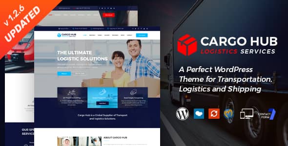 Cargo HUB v1.2.6 Nulled - Transportation and Logistics WordPress Theme