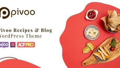 Pivoo v1.2 Nulled – Food & Recipe Blog WordPress Theme