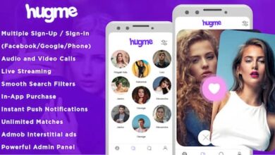 Hugme v1.6 Nulled - Android Native Dating App with Audio Video Calls and Live Streaming