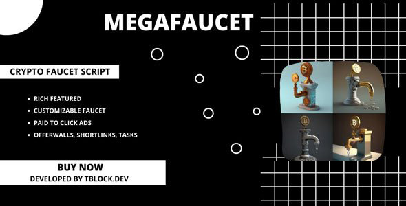 MegaFaucet v1.1.0 Nulled - Crypto Faucet Script