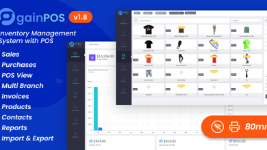 Gain POS v1.8 Nulled - Inventory and Sales Management System