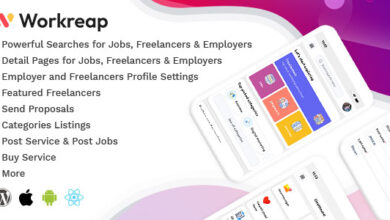 Workreap React Native v2.6 Nulled - Android and IOS Mobile APP