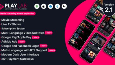 PlayLab v2.1 Nulled - Cross Platform on Demand Movie Streaming Mobile Application