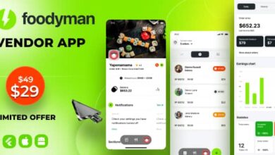 Foodyman v2023-4 Nulled - Vendor App (iOS & Android)