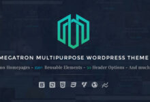 Megatron v3.9 Nulled - Responsive MultiPurpose WordPress Theme