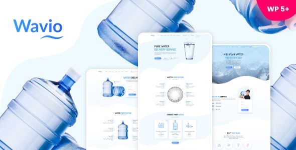 Wavio v1.2.4 Nulled - Bottled Water Delivery WordPress Theme