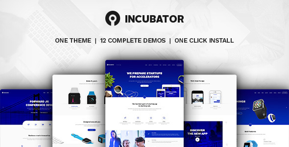 Incubator v4.0 Nulled - WordPress Startup Business Theme