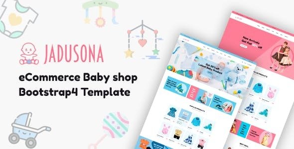 Jadusona v2.0.1 Nulled - eCommerce Baby Shop Bootstrap4 Template