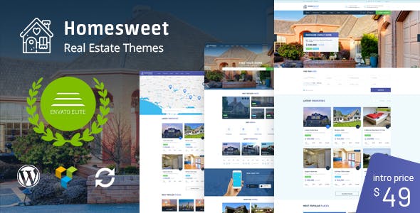 HomeSweet v1.10 Nulled - Real Estate WordPress Theme