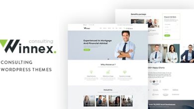 Winnex v1.2.7 Nulled - Business Consulting WordPress Themes