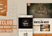 VintClub v1.0.9 Nulled - A Pub and Whisky Bar WordPress Theme