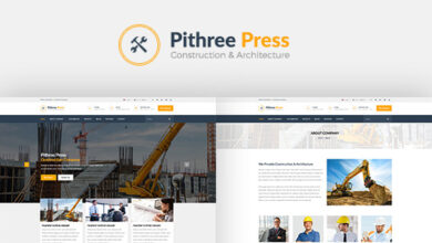 Pithree v2.1 Nulled - Construction & Building WordPress Theme