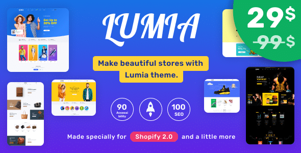 Lumia v1.2.9 Nulled - Multipurpose Shopify Theme OS 2.0 - Multilanguage - RTL Support