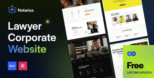 Notarius v1.0.0 Nulled - Legal Advisor & Law Services WordPress Theme