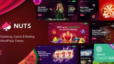 Nuts v1.0.0 Nulled - Gambling, Casino & Betting WordPress Theme