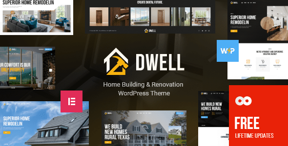 Dwell v1.0.0 Nulled - Home Building & Renovation WordPress Theme