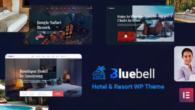 Bluebell v1.3 Nulled - Hotel & Resort WordPress Theme