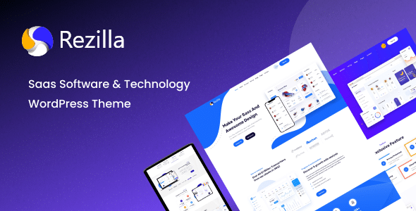 Rezilla v1.0.0 Nulled - SaaS Software & Technology WordPress Theme