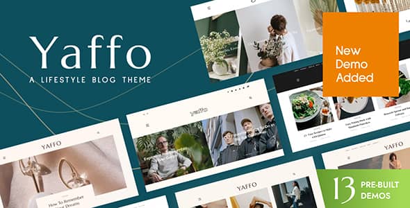 Yaffo v1.4.13 Nulled - A Lifestyle Personal Blog WordPress Theme