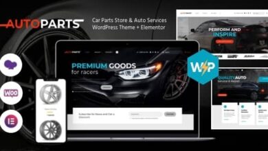 Autoparts v1.5.8 Nulled - Car Parts Store & Auto Services WordPress Theme + Elementor