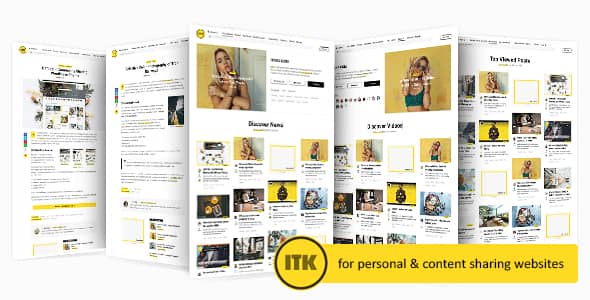 Itaka v1.7 Nulled - Content Sharing WordPress Theme