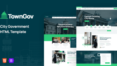 Towngov v1.1 Nulled - City Government HTML Template