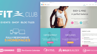Fitness Club v1.4.0 Nulled - Health & Gym