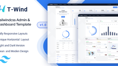 T-Wind Nulled - Tailwind CSS Admin Dashboard Template