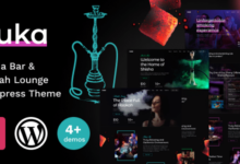 Huka v1.02 Nulled - Shisha Bar & Hookah Lounge WordPress Theme