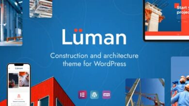 Luman v1.5.1 Nulled - Construction WordPress Theme