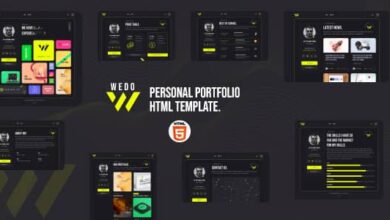 Wedo Nulled - Personal Portfolio HTML Template
