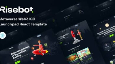 Risebot Nulled - Metaverse IGO Launchpad React Template