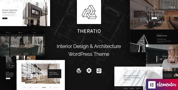 Theratio v1.2.5.1 Nulled - Architecture & Interior Design Elementor