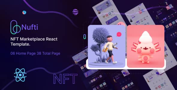 Nufti Nulled - NFT Marketplace React Template