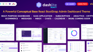 DashLite v1.6.1 Nulled - React Admin Dashboard Template