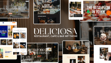 Deliciosa v1.0 Nulled - Restaurant, Cafe & Bar WordPress Theme