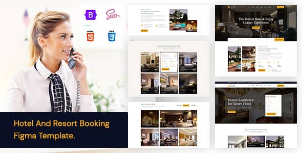 Tavern Nulled - Hotel & Resort Booking HTML5 Template