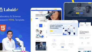 Labaid Nulled - Laboratory & Science Research HTML Template