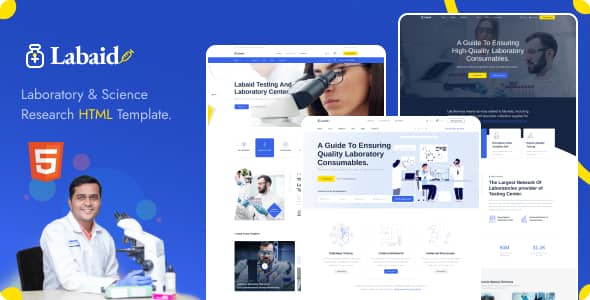 Labaid Nulled - Laboratory & Science Research HTML Template