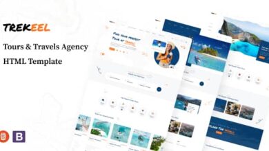 Trekee Nulled - Tours & Travels Agency HTML Template
