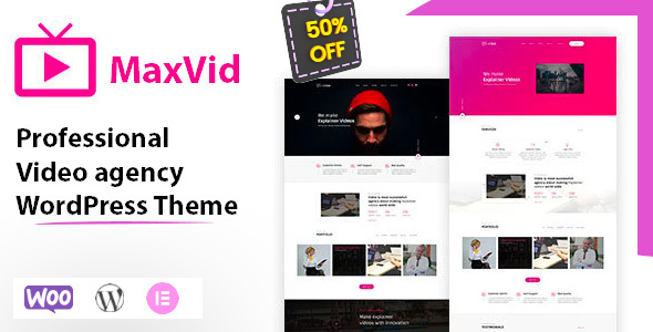 MaxVid v3.0 Nulled - Video Agency WordPress Theme