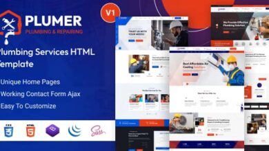Plumer Nulled - Plumbing & Repair Service HTML Template