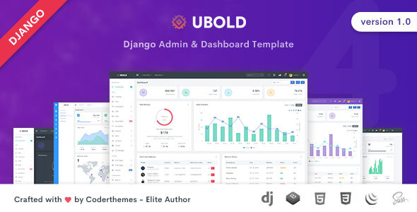 Ubold Nulled - Django Admin & Dashboard Template