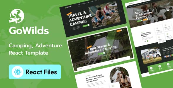 Gowilds Nulled - Travel & Tour Booking React NextJs Template