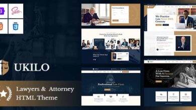 Ukilo Nulled - Lawyers And Attorney HTML5 Template