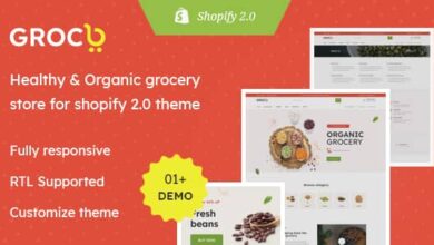 Groco v1.0 Nulled - The Grocery & Supermarket Responsive Shopfiy Theme