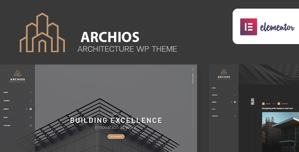 Archios v1.0 Nulled - One Pager Architecture WP Theme