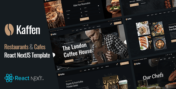 Kaffen v1.0 Nulled - Restaurant & Cafe React NextJS Template