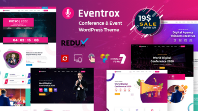 Eventrox v1.0 Nulled - Conference and Event WordPress Theme