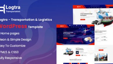 Logtra v1.0 Nulled - Transportation & Logistics WordPress Theme